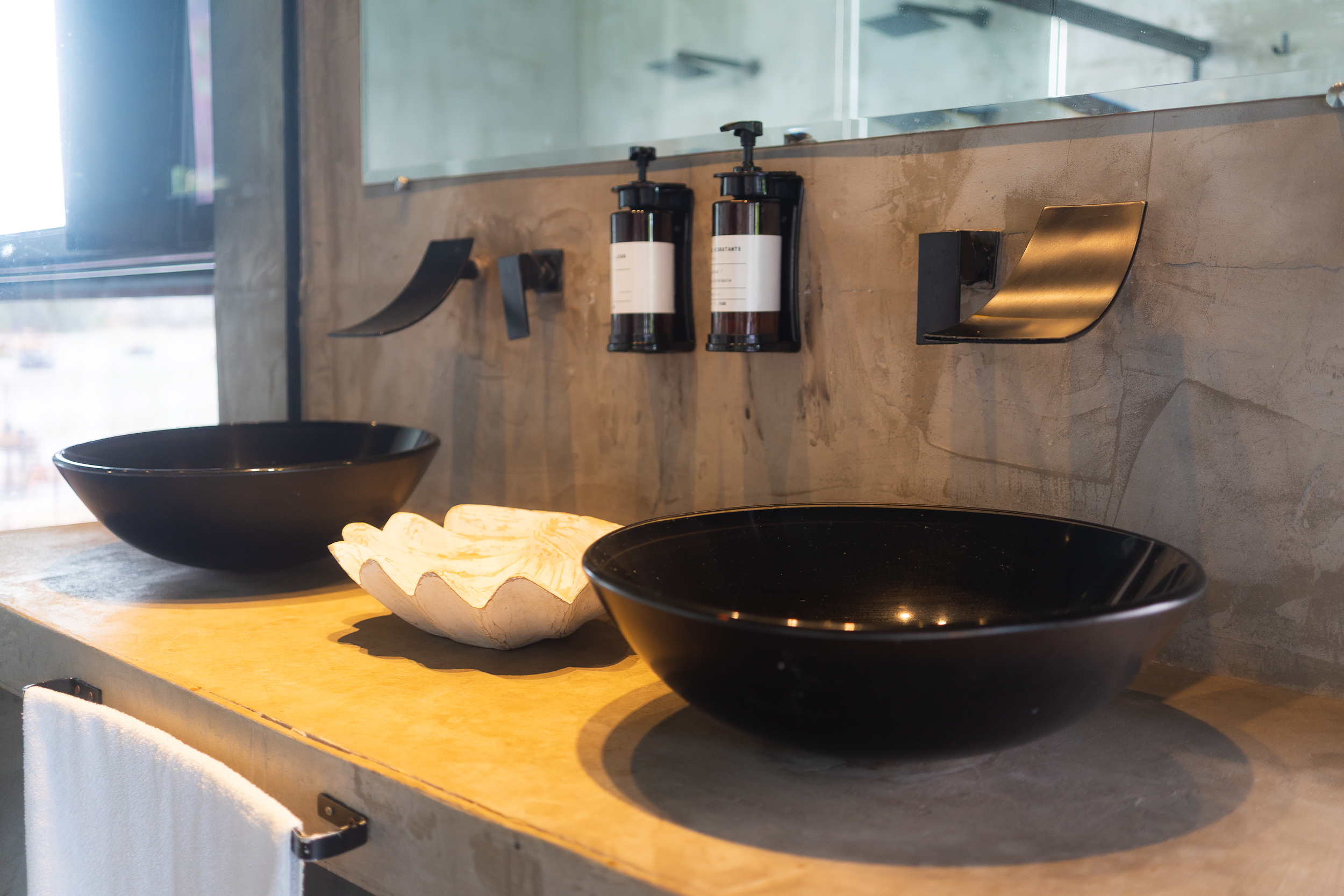 Detalhes da suíte master - amenidades